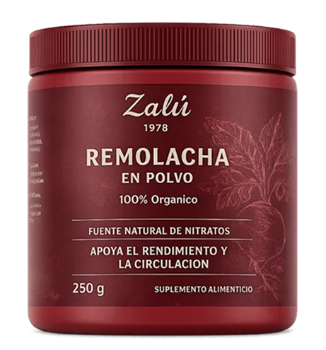 Zalú, remolacha en polvo 100% orgánica, tarro de 250g
